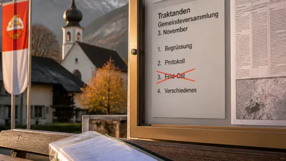 Sarnen verschiebt Kreditentscheid zu Feld-Ost nach Petition und Prüfungen
