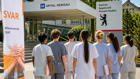 SVAR beginnt Lehrjahr mit sieben neuen FaGe-Lernenden – 68 Auszubildende insgesamt