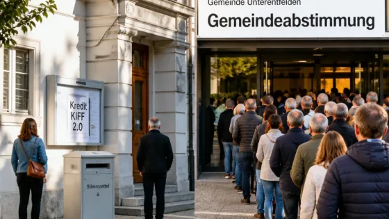 Unterschiedliche Stimmbeteiligung prägt Abstimmung zur Fusion Aarau–Unterentfelden