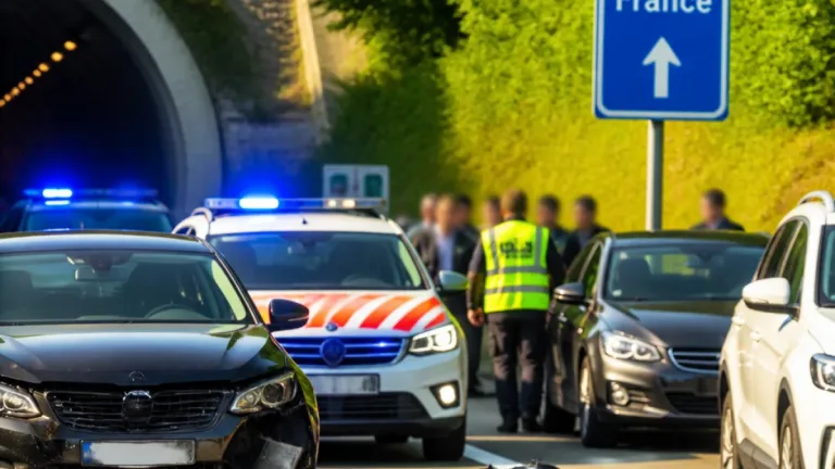 24-jährige Autofahrerin flieht vor Kantonspolizei Baselland und verursacht vier Unfälle