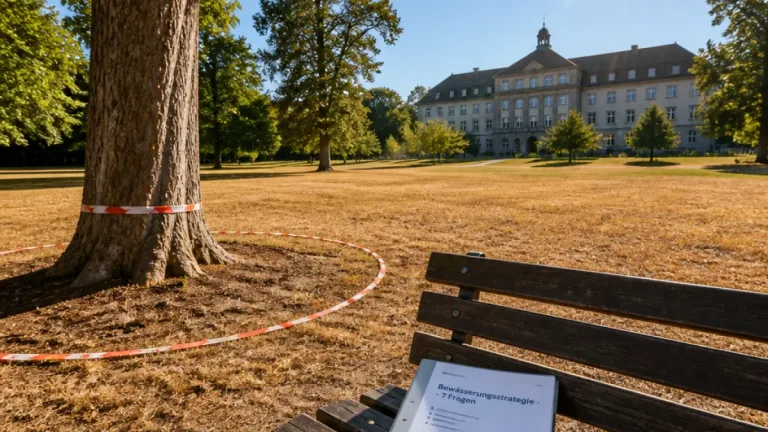 Aarau: SVP fordert Antworten zum ausgetrockneten Casino-Park und Bewässerungsstrategie