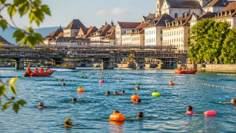 Aare als Begegnungsraum: Aareschwimmen verwandelt Solothurn in Flussfest