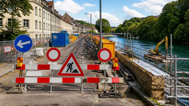 Aarstrasse in Bern ab 7. September für 1,5 Jahre für Autos gesperrt