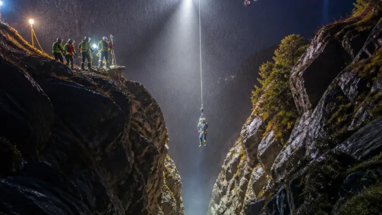 Air Zermatt fliegt Retter in 50-Meter-Schlucht – drei Personen unverletzt geborgen