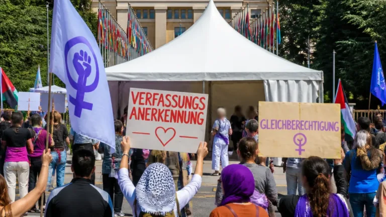 Alevitische Organisationen führen Mahnwache in Genf: Forderungen an Friedensprozess und Verfassungsanerkennung