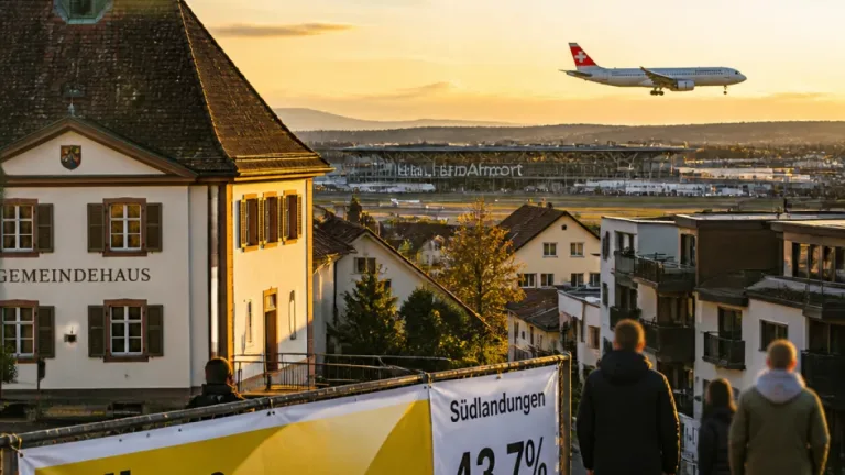Allschwil fordert Massnahmen nach 43,7% Südlandungen am EuroAirport im Juli
