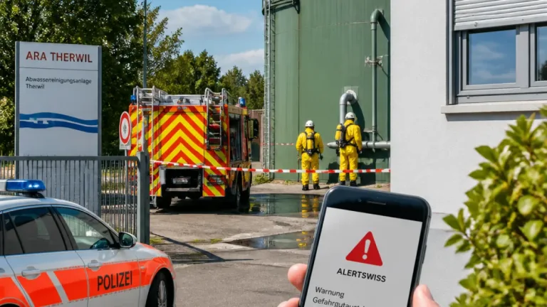 Ammoniakaustritt bei ARA Therwil führt zu Geruchsbelästigung – keine Verletzten