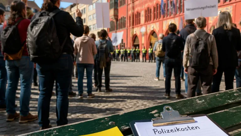Amnesty warnt: SVP-Initiative gefährdet Demonstrationsfreiheit in Basel-Stadt