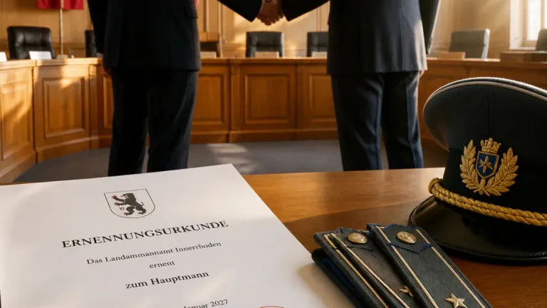 Appenzell: Daniel Tobler wird neuer Stabschef des Kantonalen Führungsstabs