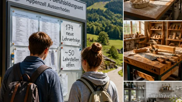 Appenzell: Rund 50 Lehrstellen offen – Berufslehre bleibt trotz Rückgang gefragt