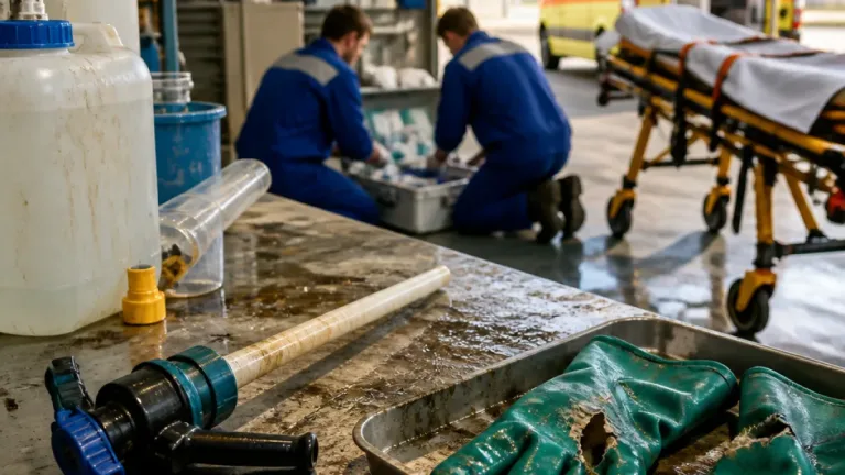 Arbeiter in St. Gallen bei Umgang mit Schwefelsäure schwer verletzt
