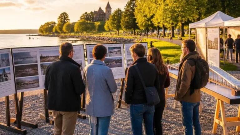 Arbon informiert über Seeuferrevitalisierung: Neuer Badesteg, ökologische Aufwertungen und Crowdsponsoring