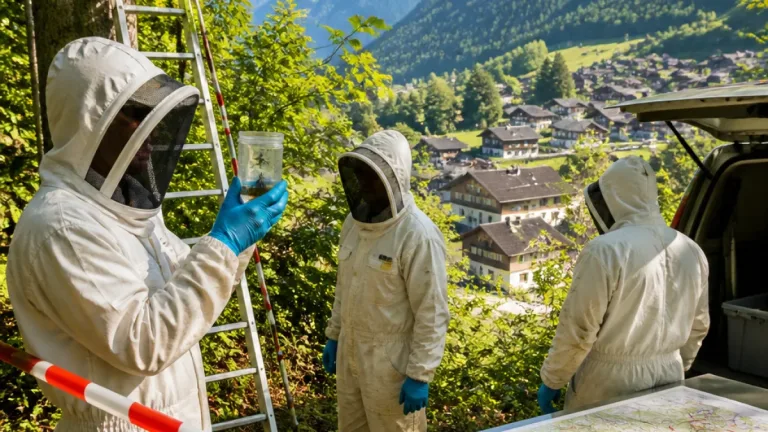 Asiatische Hornisse erstmals im Kanton Glarus nachgewiesen – Suche nach Nest angelaufen