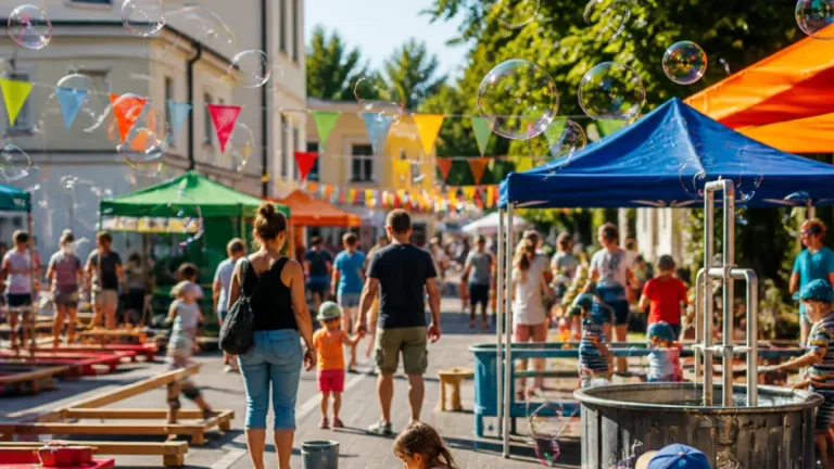 Baden: Familienzentrum Karussell zieht rund 300 Gäste zum farbenfrohen Fest