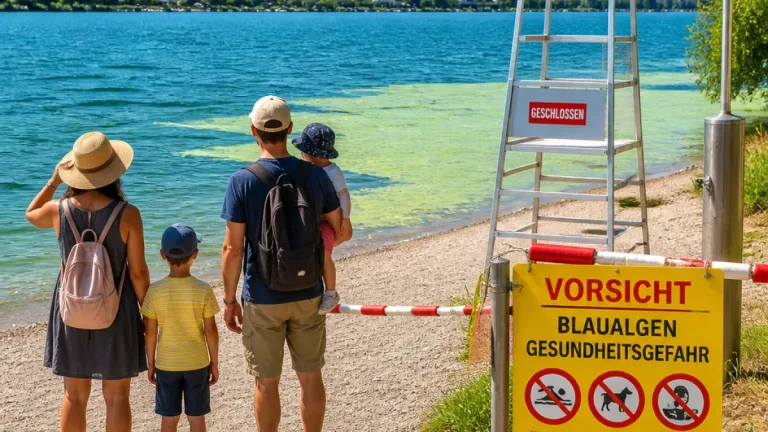 Baden: Vorsicht bei Blaualgen — Hinweise zur sicheren Abkühlung an heissen Tagen