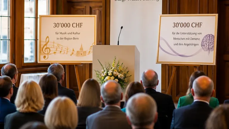 Baldy Minder und Alzheimer Bern erhalten je 30'000 Franken Bürgi‑Willert-Preis