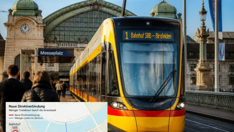 Basel ordnet Tramnetz neu: Birsfelden erhält direkte Verbindung zum Bahnhof SBB