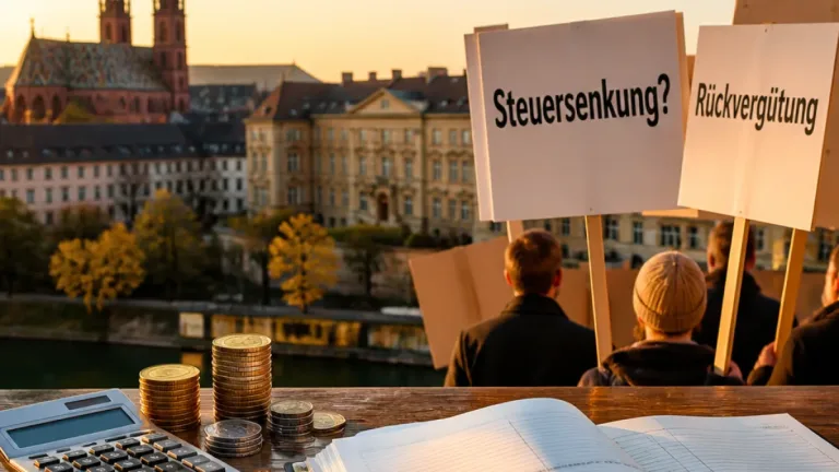 Basel-Stadt rechnet mit Überschuss von 230 Millionen Franken – Steuerdiskussion entflammt