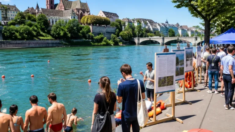 Basel zeigt der Welt, wie ein Fluss zur Badezone wird