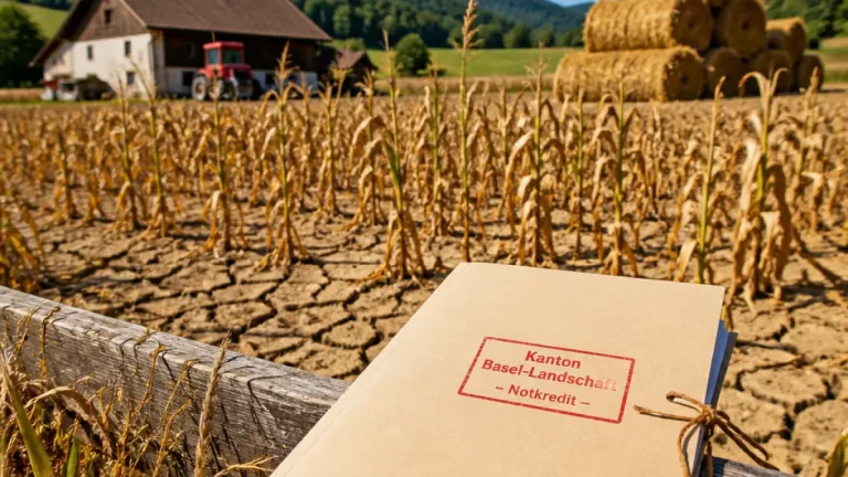 Baselland schlägt bis zu zwei Millionen Franken Notkredite für dürrebetroffene Bauern vor
