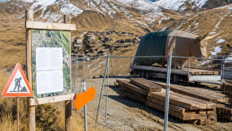 Baustart für Holzstier «Max der Uristier» auf Frühling 2027 verschoben