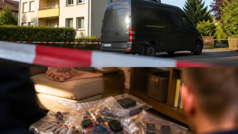 Bei Drogenrazzia in Neuenbürg Entdeckung von selbstgebauten Sprengmitteln