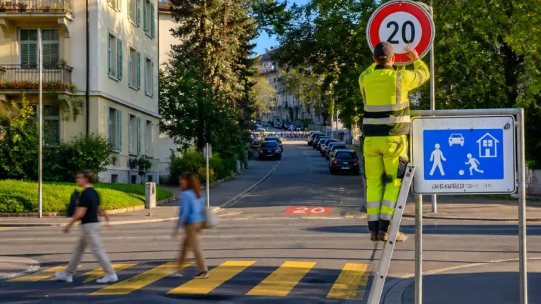Bern definiert grossflächige Begegnungszone Obstberg Nord und setzt Tempo‑20‑Regel durch
