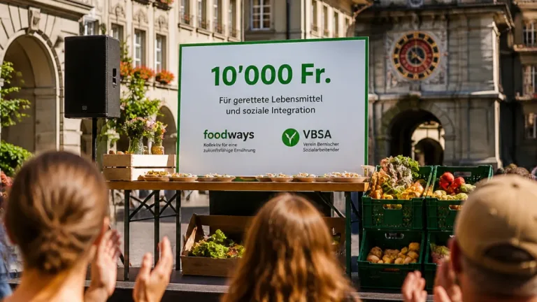 Berner Nachhaltigkeitspreis 2026: Dreigänger und Schweizer Tafel gewinnen mit Foodwaste-Modell