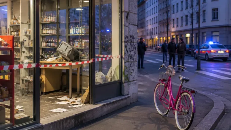 Bewaffneter Raub in Klybeck: Angestellte bedroht, Täter flieht auf pinkem Velo