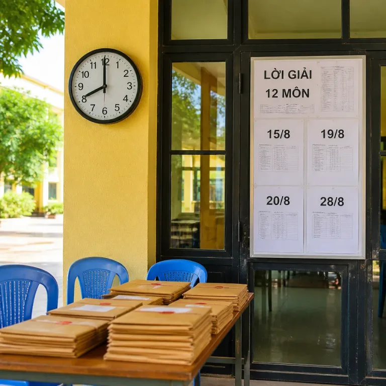 Vietnam veröffentlicht Lösungsschlüssel und Zeitplan für Wiederholungsprüfungen an Tuyen-Quang-Spezialgymnasium