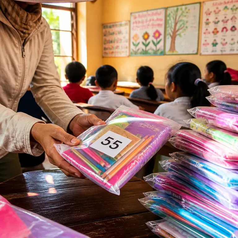 Vietnamesische Bildungsvertreterin besucht Wohltätigkeitsklasse und übergibt 55 Geschenke