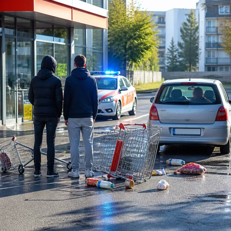 Polizei ermittelt gegen 21-Jährigen: Ladendiebstahl, Trunkenheit am Steuer und Widerstand