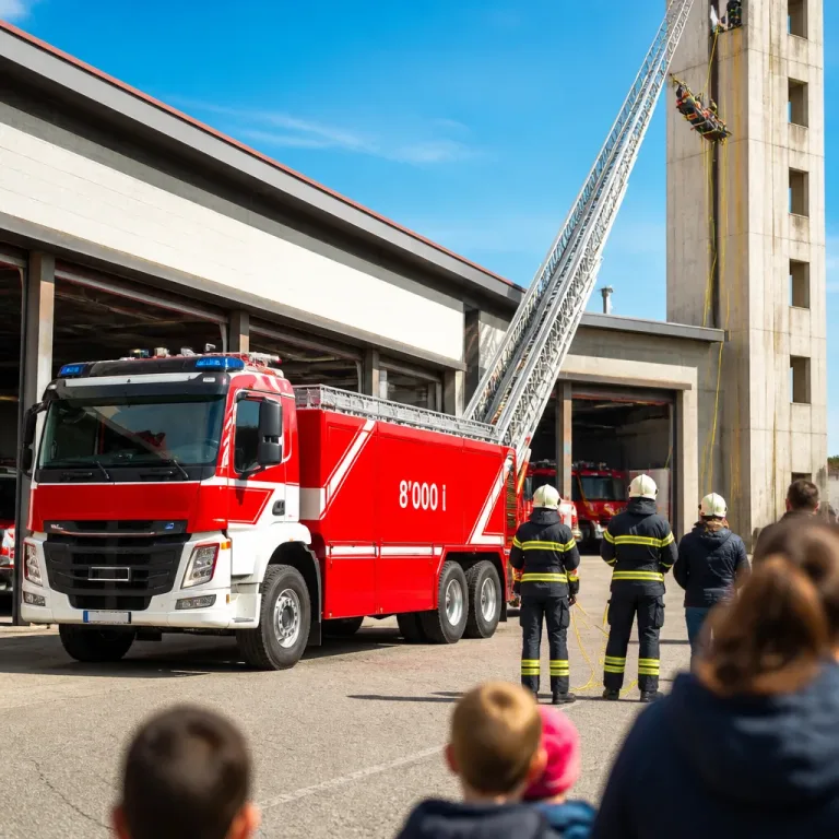 Feuerwehr Bottrop öffnet Wache: Rettungsübungen und 8'000-Liter-Grossfahrzeug im Fokus