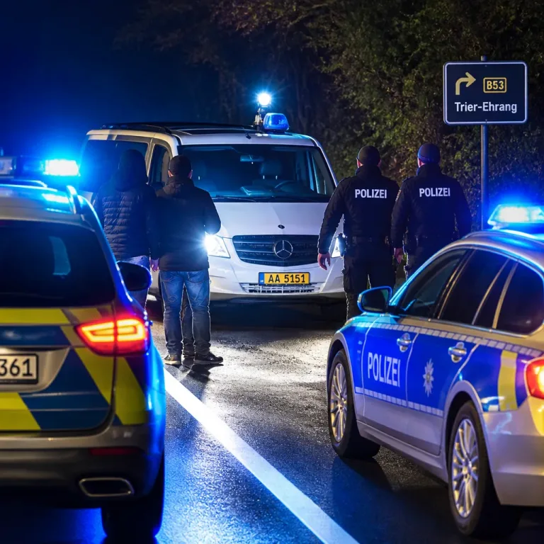 Zwei Männer mit illegalem Blaulicht gestoppt — Verfolgungsfahrt bis Trier-Ehrang