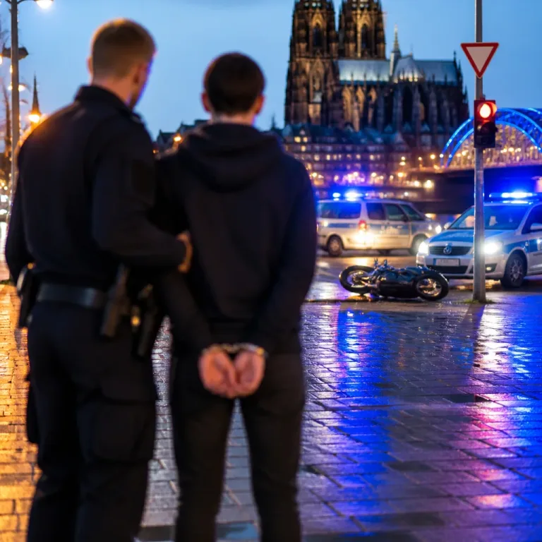 15‑Jähriger verunfallt nach Verfolgungsfahrt mit gestohlenem Motorrad in Köln