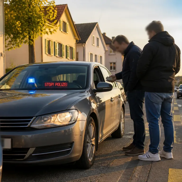 Trickbetrug an der Strasse: Zwei Männer mit Blaulicht erbeuten Bargeld bei Verkehrskontrolle