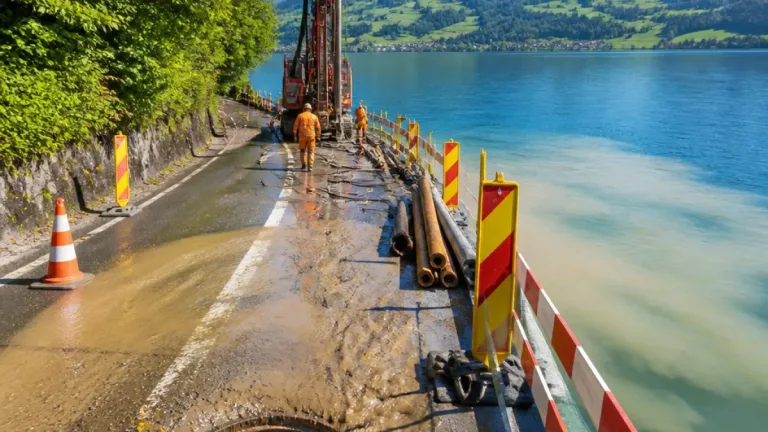 Bohrwasser gelangte in Gewässer: Bohrmeister mit Strafbefehl gebüsst