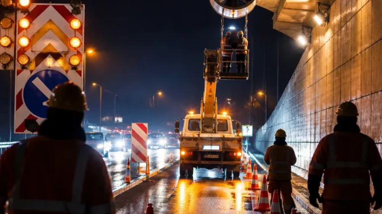 Brünnentunnel nachts gesperrt: Austausch eines Ventilators auf A1 zwischen Brünnen und Bethlehem