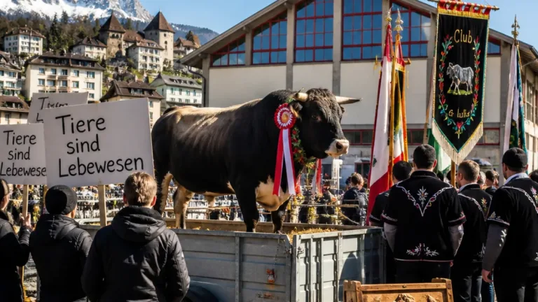 Bulle: Diskussion um Siegermuni beim Schwingen entzweit Tierschützer und Verbände