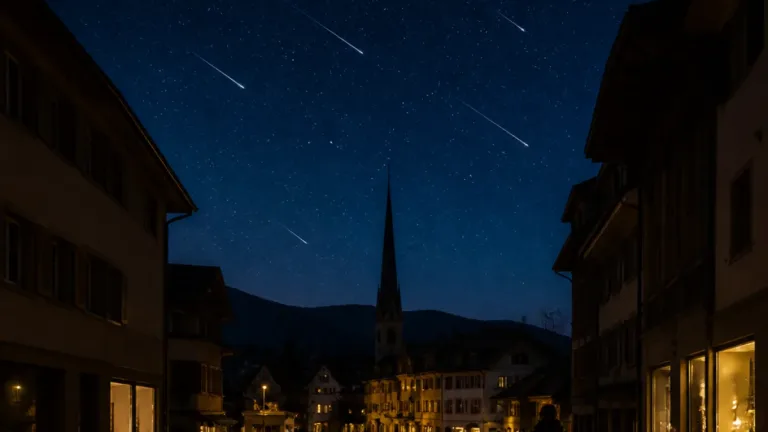 Bulle schaltet Strassenbeleuchtung zur Perseiden-Nacht aus