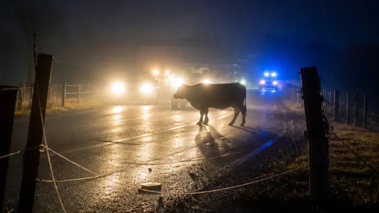 Bulle Willi auf Bundesstrasse: Vorfall mahnt auch Verkehrsteilnehmende in Bulle zur Vorsicht