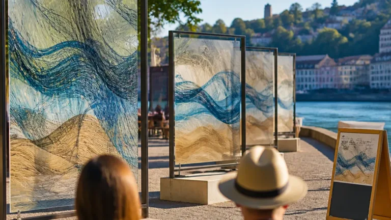 Carole Isler zeigt «Strands» in den Schaffhauser Kunstkästen – Dialog von Haar, Wasser und Erinnerung