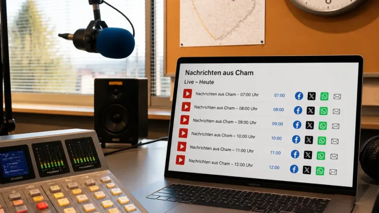 Cham: Lokales Kurzinformationsangebot von charivari mit mehreren Ausgaben pro Tag