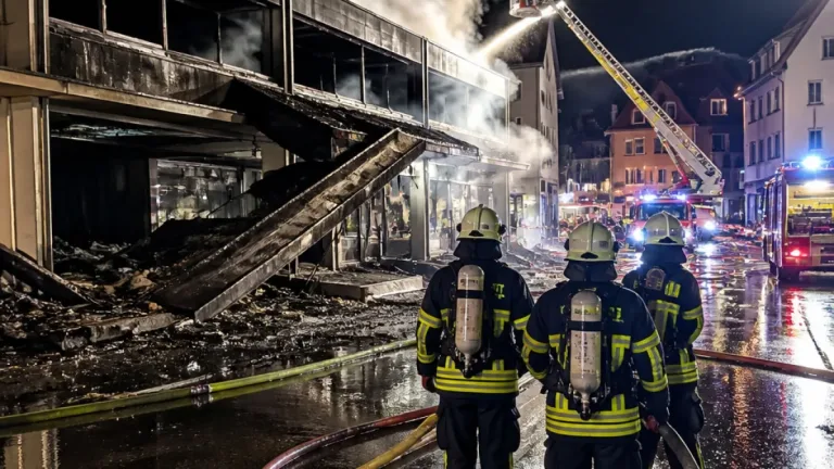 Coop-Filiale in Wiedlisbach völlig zerstört — Feuerwehr verhindert Übergreifen auf Wohngebäude