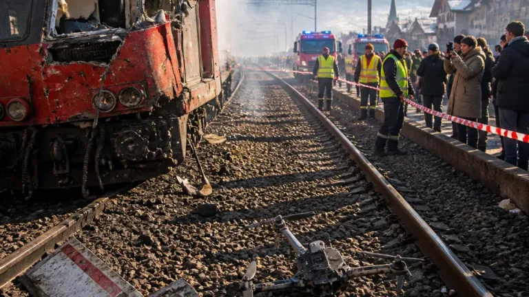 Drohnenangriff trifft Lok nahe polnischer Grenze – Passagiere evakuiert, keine Verletzten