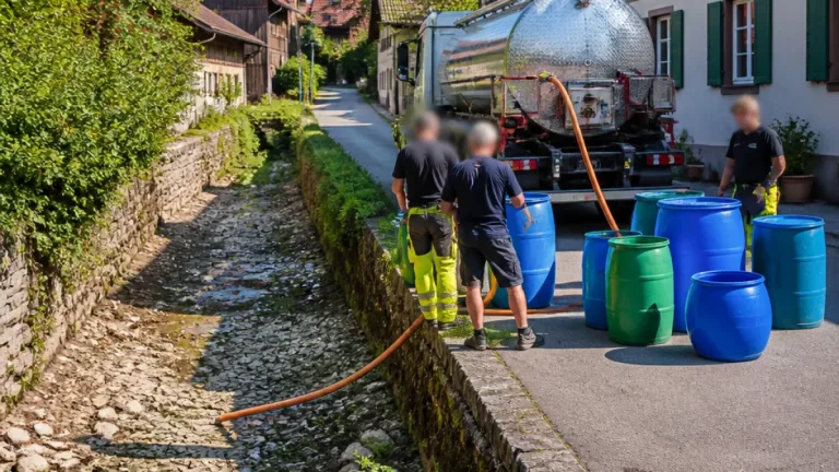 Dürre im Schwarzwald: Versorgungslücken und Tanklaster-Pläne beschäftigen auch bei Baden