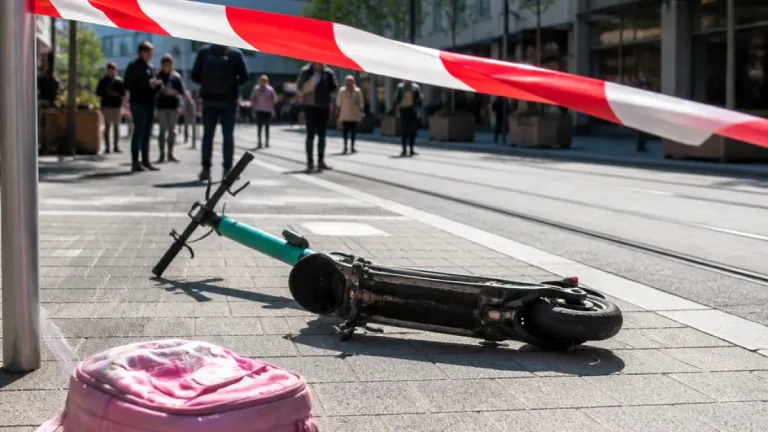E‑Scooter kollidiert in St. Gallen mit Sechsjähriger – beide leicht verletzt