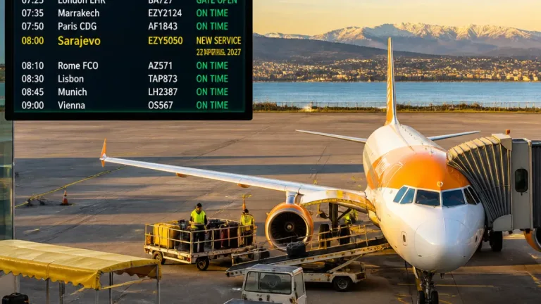 Easyjet baut Angebot ab Genf aus: Neue Direktverbindung nach Sarajevo ab April 2027