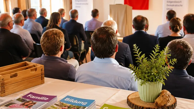 EDU gründet Kantonalsektion Schwyz in Rothenthurm und definiert politische Schwerpunkte
