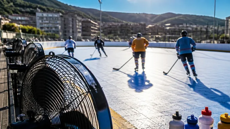 EHC Olten testet in Olten neuartiges Kunsteis: Eishockey mitten im Sommer